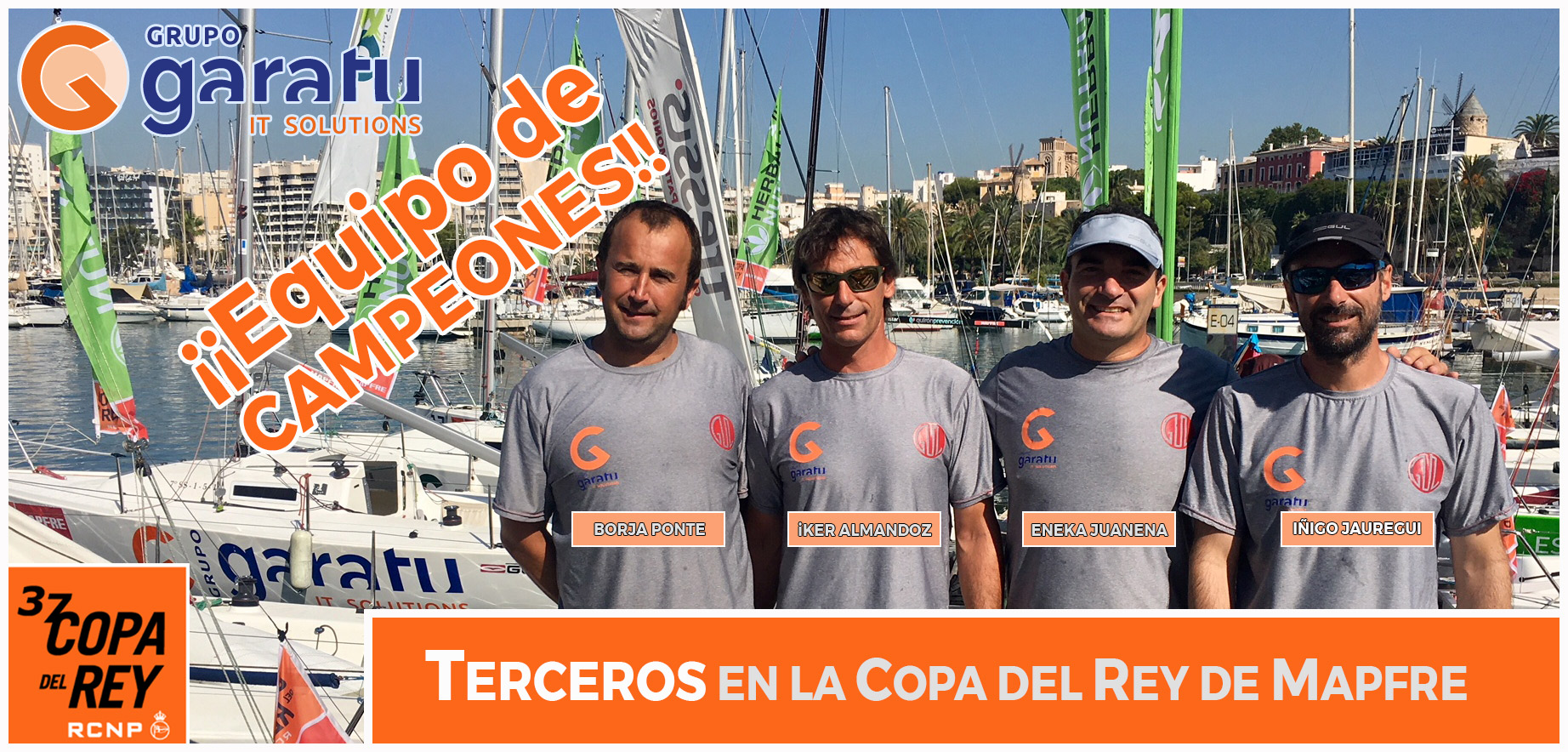El AD Grupo Garatu Terceros en la 37 copa del rey Mapfre
