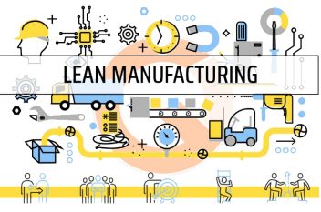 Lean manufacturing busca la manera de mejorar y optimizar todos los sistemas de producción